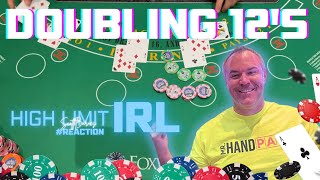 Mr Hand Pay Doubles His 12s Dealer Makes Mistake  High Limit Black Jack At Fox Woods Casino [upl. by Quinton256]