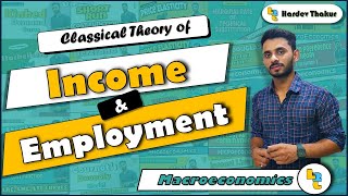 09 Classical theory of Income and Employment by Hardev Thakur [upl. by Eleahcim644]