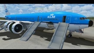 Captain Sim 777 Model Details  FSX Gameplay HD [upl. by Noral]