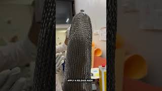 Carbon Fiber Lamination Process  Carbon Fiber Socket  Prosthetic Socket prosthetics shorts [upl. by Llehcnom]