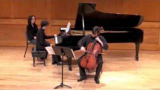 Lachezar Kostov and Viktor Valkov Nikolay Roslavets  Sonata for cello and piano N2 [upl. by Aikcin]