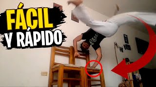 🔥Como hacer ACROBACIAS EN CASA para PRINCIPIANTES FÁCIL Y RÁPIDO  Helicóptero  Aú de frente [upl. by Pelagias]