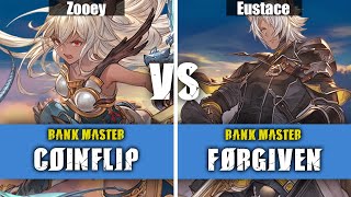 CoinFlip Zooey Vs F0rgiven Eustace  Granblue Fantasy Versus Rising [upl. by Meirrak]