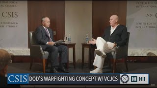 DoD’s Warfighting Concept with the Vice Chairman of the Joint Chiefs of Staff [upl. by Kristoforo426]