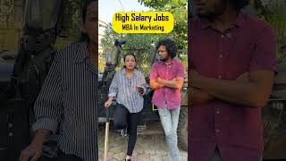 High Salary Jobs MBA In Marketing ✅ [upl. by Sucramraj]