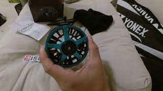 Piscifun Aoka Fly Reel 56wt Trout reel unboxing and review [upl. by Emmey]