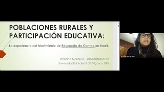 Sesión  1 Diplomado 27 08 24 Poblaciones rurales y participación educativa Emiliana Diniz [upl. by Hcra]