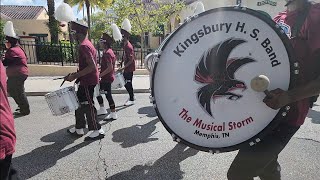 quotCupid FLEXquot Kingsbury High School Band at Universal Studios Orlando FL [upl. by Anirdna]