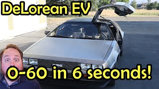 DeLorean EV Conversion  Driving again [upl. by Ettezzil830]