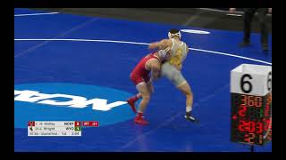 157lbs Hayden Hidlay NC State vs Jacob Wright Wyoming [upl. by Markland]