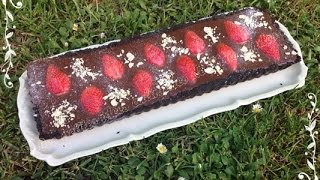 Tarte chocolat  fraise [upl. by Nailimixam]