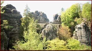 Bastei Malerweg Wolfsschlucht Schwedenlöcher Polenztal Sächsische Schweiz Elbsandsteingebirge [upl. by Wiltz]