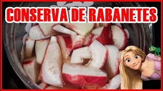 COMO FAZER CONSERVA DE RABANETES por Beleza na Cozinha [upl. by Shakti421]