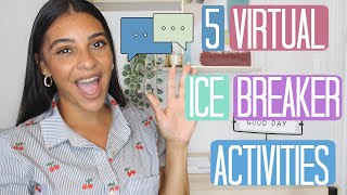 5 Virtual Ice Breaker Activities Remote Learning [upl. by Akym]