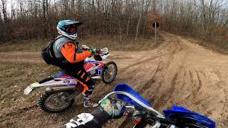 Michigan Single Track  Tin Cup Motorcycle Trail  Best Dirt Bike Trails in Michigan [upl. by Miksen]