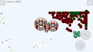 AGARIO MOBILE INSANE SERVER TAKEOVER TROLLING TEAMS [upl. by Llorre357]