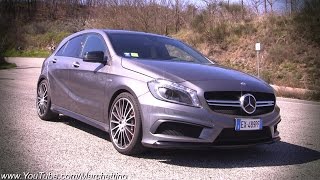 Mercedes A45 AMG Review  The 360hp Pocket Rocket [upl. by Aivek]