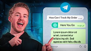 How To Create AI Telegram Chatbot in 2024 Free Template [upl. by Sachsse]