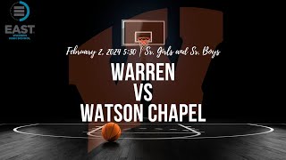 Warren vs Watson Chapel Basketball [upl. by Ttereve793]