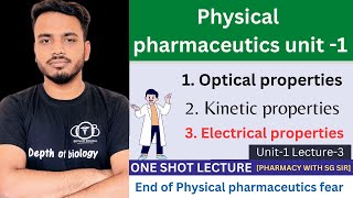 Optical kinetic amp electrical properties  optical kinetic and electrical properties depth of biology [upl. by Enimrej]