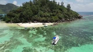 Moyenne Island Seychelles 2022 Drone Aerial Shots with DjiAir2s [upl. by Oliviero]