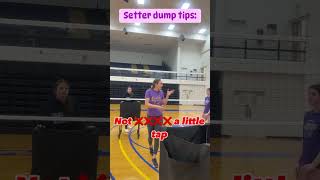 Setter dump tips🙌 blockoutacademy volleyball boa birmingham sports [upl. by Lezley]