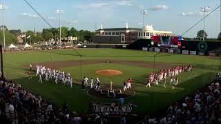 US Army Flyover of Troy Baseball [upl. by Farlay489]