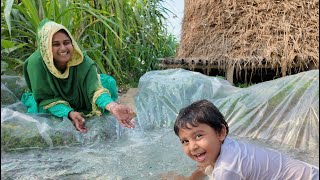 এই গরমে শান্তি পেতে মাত্র ১০০ টাকায় সুইমিং পুল  Doyel Agro [upl. by Arakat463]