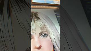 Reneé Rapp  Coloring with Drawing Tablet satisfyingart shorts reneerapp [upl. by Ettebab647]