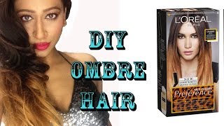 DIY OMBRE Hair Colour Tutorial Loreal Preference Wild Ombre Kit [upl. by Mcilroy330]