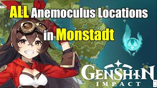 Every Mondstadt Anemoculus Location [upl. by Larkin608]