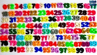 Learn To Count 0 to 100  Play Doh NumbersCounting Numbers Learn Numbers for Kids Toddlers Child [upl. by Attennot]