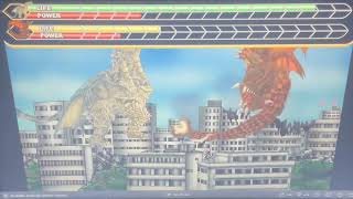 Keizer Ghidorah Vs Destoroyah Godzilla Daikaiju Battle Royale [upl. by Brozak]