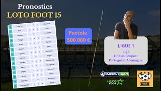 PRONOSTICS LOTO FOOT 15 du 3 juin 2023  Pactole 500 000 €  dont Ligue 1 tous les matchs Liga [upl. by Market]