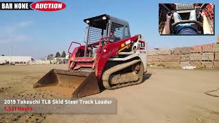 2019 Takeuchi TL8 Skid Steer Track Loader [upl. by Noll927]