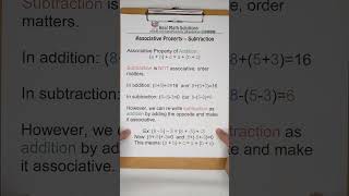 Number Properties  Associative Property of Subtraction [upl. by Hephzipa]