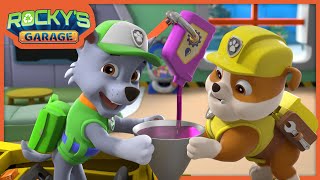 Rubbles Crane Needs a Construction Upgrade  Rockys Garage  PAW Patrol Cartoons for Kids [upl. by Hoyt]