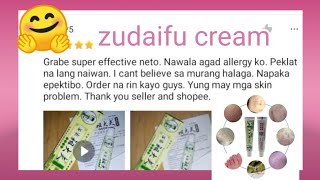 SHOPEE FINDS  ZUDAIFU CREAM 3600 only napaka epektibo [upl. by Nahguav]