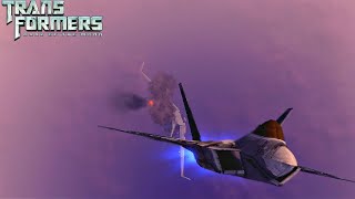 Starscream Kills Stratosphere  Transformers Dark of The Moon Game [upl. by Oiralednac]