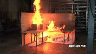 Water Mist Fire Demonstration [upl. by Kriss999]