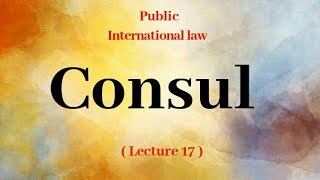 Meaning of Consul in hindi [upl. by Enner235]