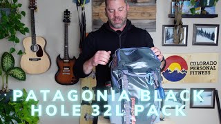 Patagonia Black Hole 32L Pack Review  100 Recycled Doitall Pack [upl. by Lemak914]