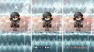 Plugging MV 31 Remove FullScreen Blur  Pixelated Upscaling amp AntiAliasing for RPG Maker MV Games [upl. by Ahsiekin]