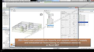 BIMware REX Heat Load for Autodesk Revit MEP  how to use [upl. by Blaze]