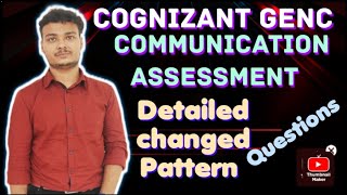 COGNIZANT Communication Round Pattern amp Detailed Questions for PAT GenC Role  Must Watch Questions [upl. by Ecnerolf884]