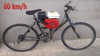 Homemade MOTORIZED BIKE 200cc [upl. by Eramat762]