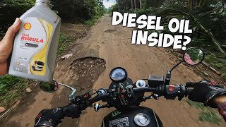 Diesel Oil to Motorcycle  ang pag hanap sa clutch slippage [upl. by Atiuqrahc578]