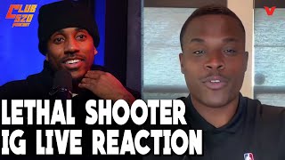 Jeff Teague REACTS to Lethal Shooter IG Live  Club 520 [upl. by Assecnirp]