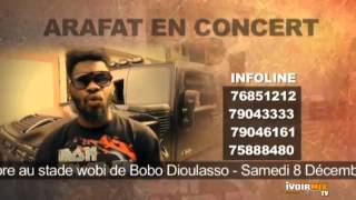 DJ ARAFAT EN CONCERT AU BURKINA DU 05 AU 10 DECEMBRE 2012 [upl. by Plath]