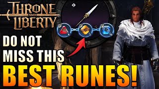 Throne amp Liberty  The Best Runes you Need to Get pvppve  Level Up Explained [upl. by Hyams]